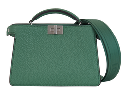 Peekaboo IseeU X Cross, Leather, Green, 7VA582, S/DB, 4*